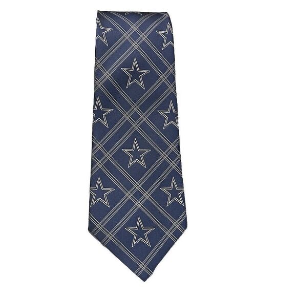 Dallas Cowboys Men's Blue Necktie NFL Football Team Fashion Accessory - Picture 1 of 4
